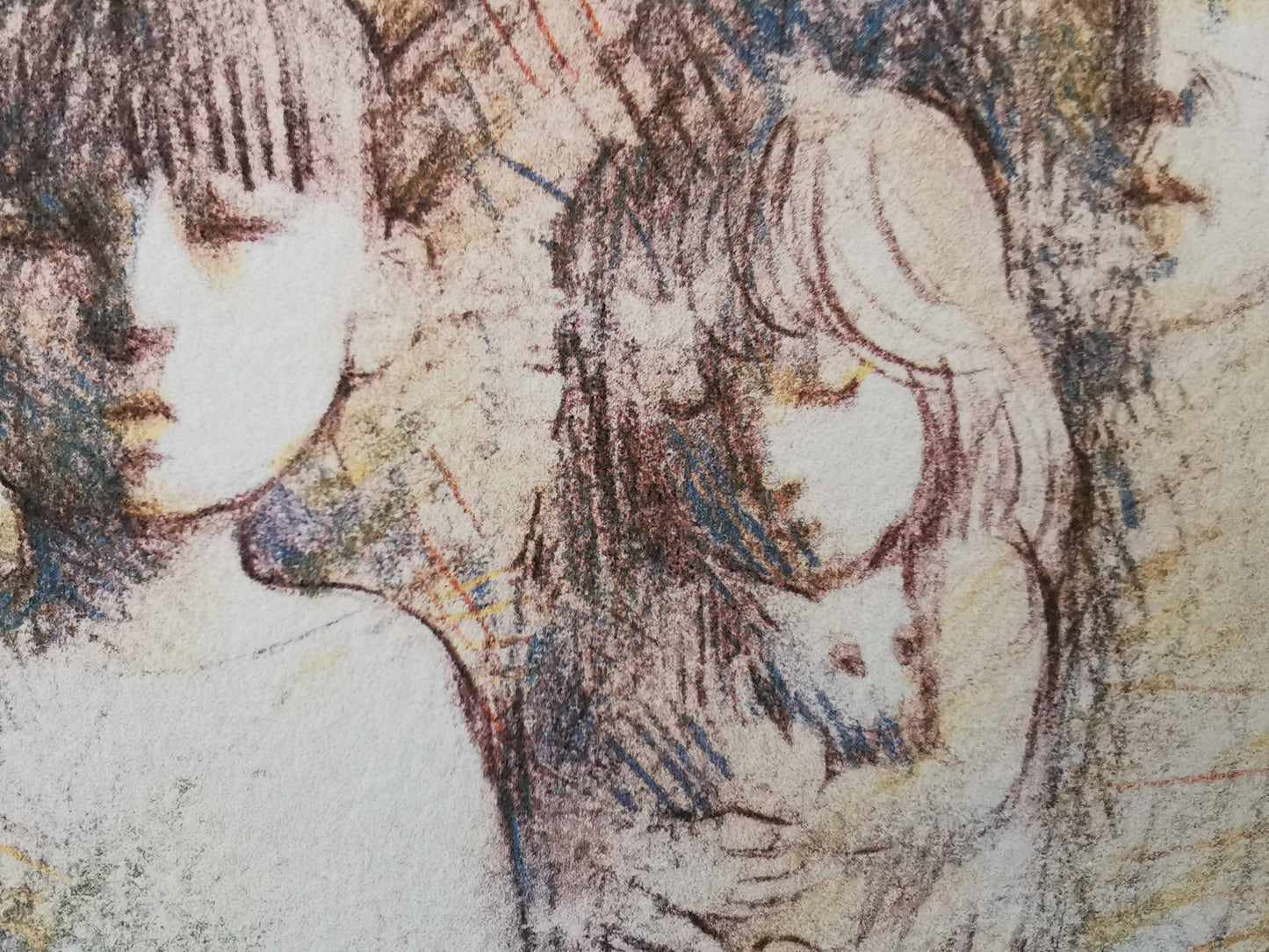 Portrait de famille de fermiers, chef-d'œuvre de l'artiste japonais talentueux Junichi Ito 伊藤順一 (1956-1998).