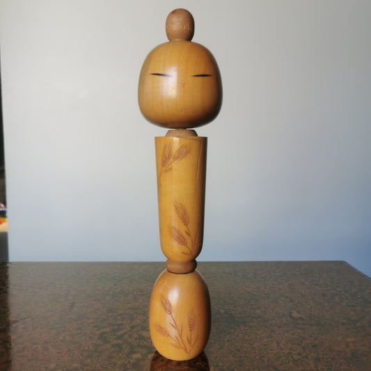 Poupée Kokeshi Vintage Créative par Sadao Kishi - Charmante Décoration Intérieure