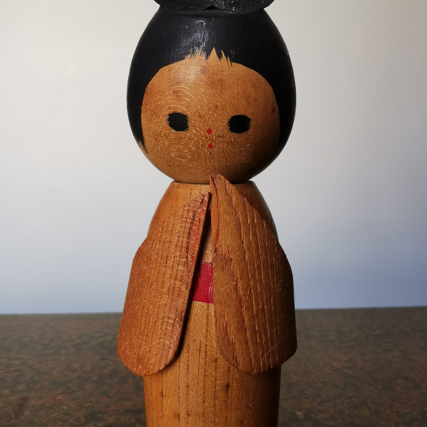 Poupée Kokeshi Créative Sosaku par Riyoichi Funayama - Charmante Décoration Intérieure