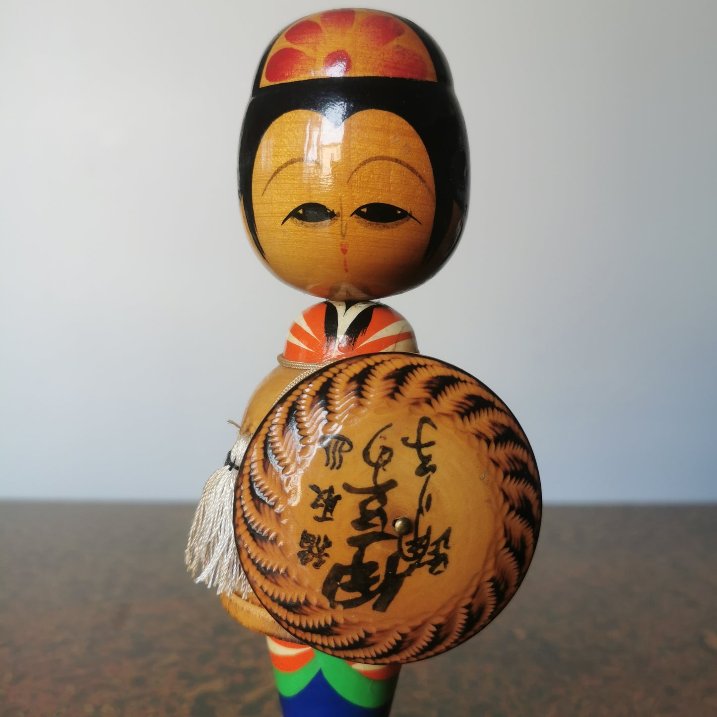 Poupée Kokeshi "Izu no Odoriko" – Charmant Souvenir du Japon en Bois, Élégante Femme en Kimono