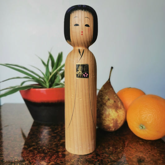 Charmante poupée Kokeshi vintage du Japon par Matagoro