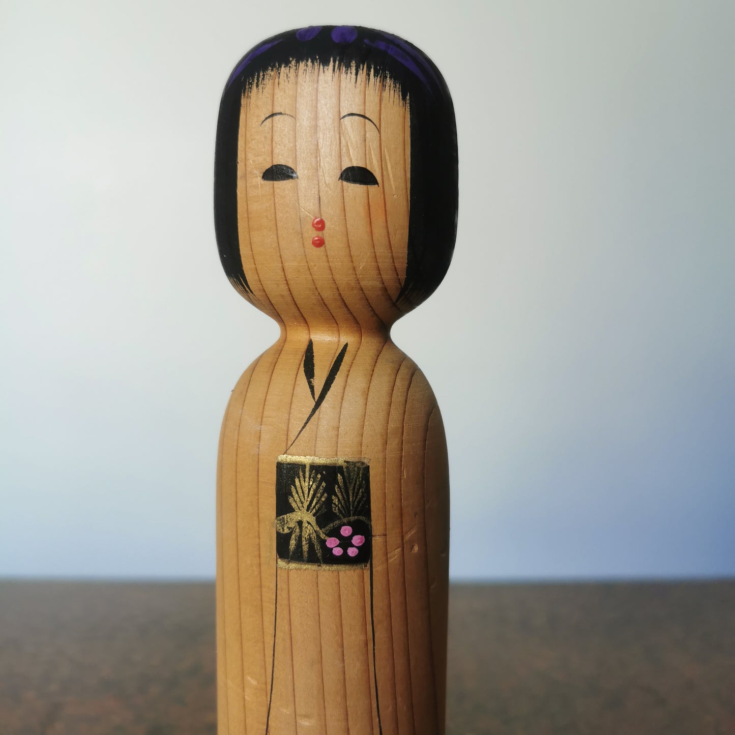 Charmante poupée Kokeshi vintage du Japon par Matagoro