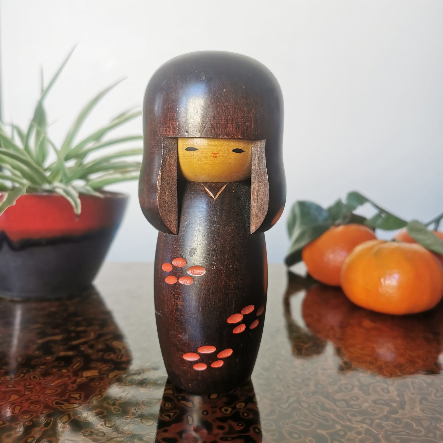 Poupée Kokeshi du Japon - Jouet en Bois Artisanale, Souvenir Vintage Sosaku Kokeshi