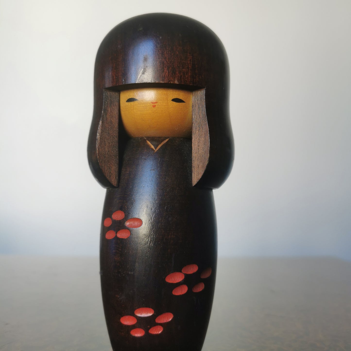 Poupée Kokeshi du Japon - Jouet en Bois Artisanale, Souvenir Vintage Sosaku Kokeshi