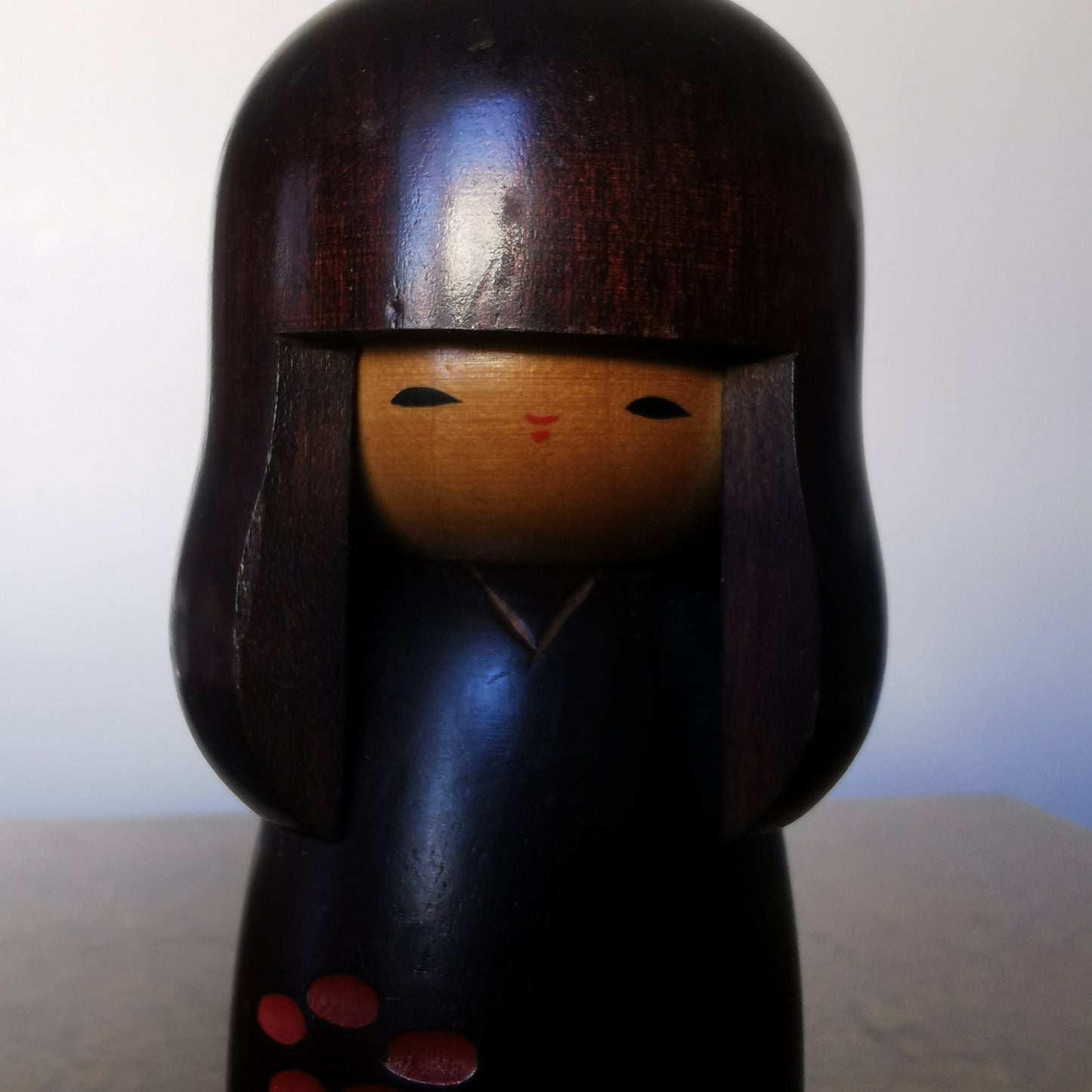 Poupée Kokeshi du Japon - Jouet en Bois Artisanale, Souvenir Vintage Sosaku Kokeshi