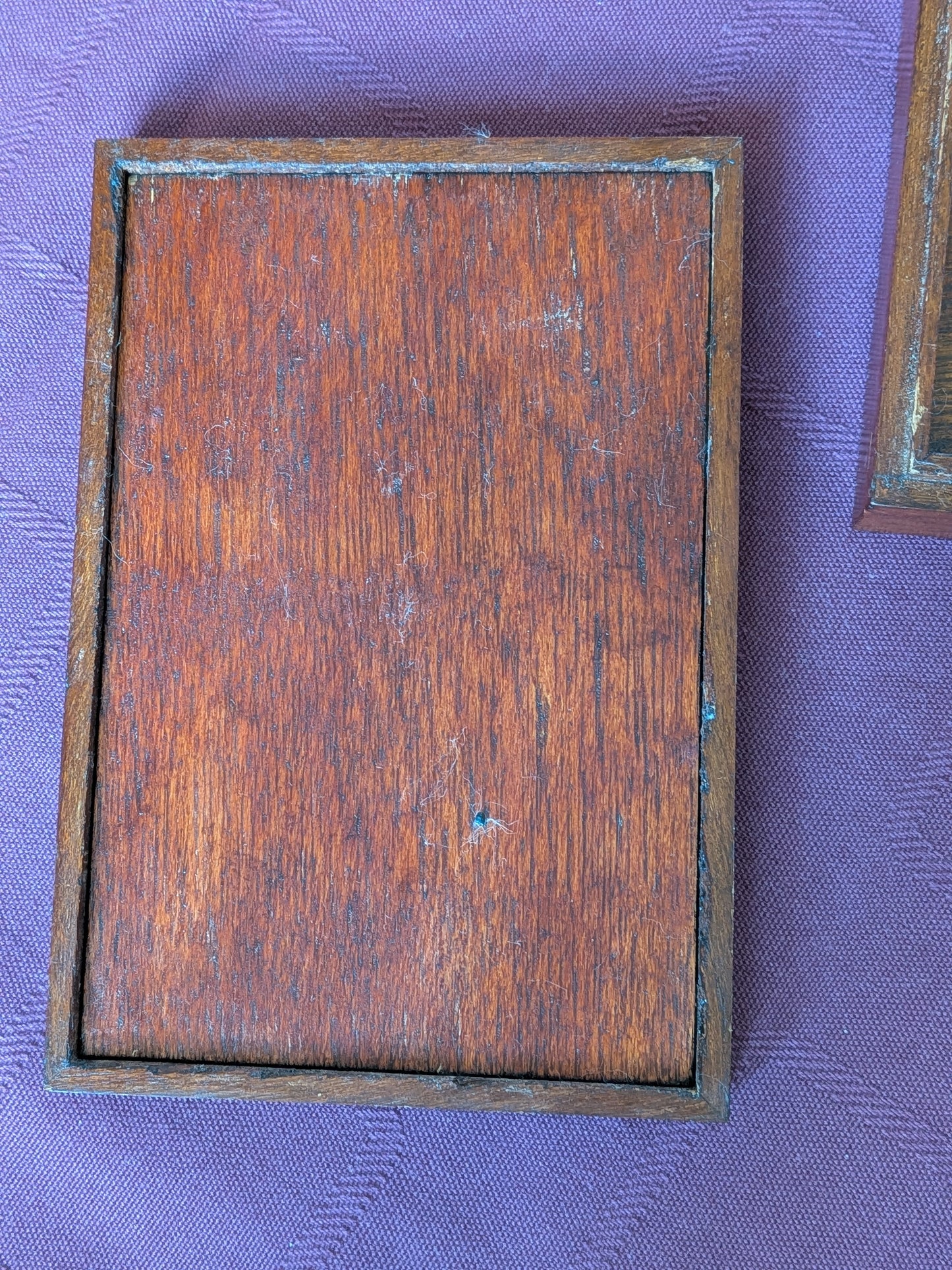 Boîte à bijoux vintage en bois - Inspiration d'Estampe Ukiyo-e Portrait de Bijin par Utagawa Kuniyasu, Artisanat japonais Mid-Century