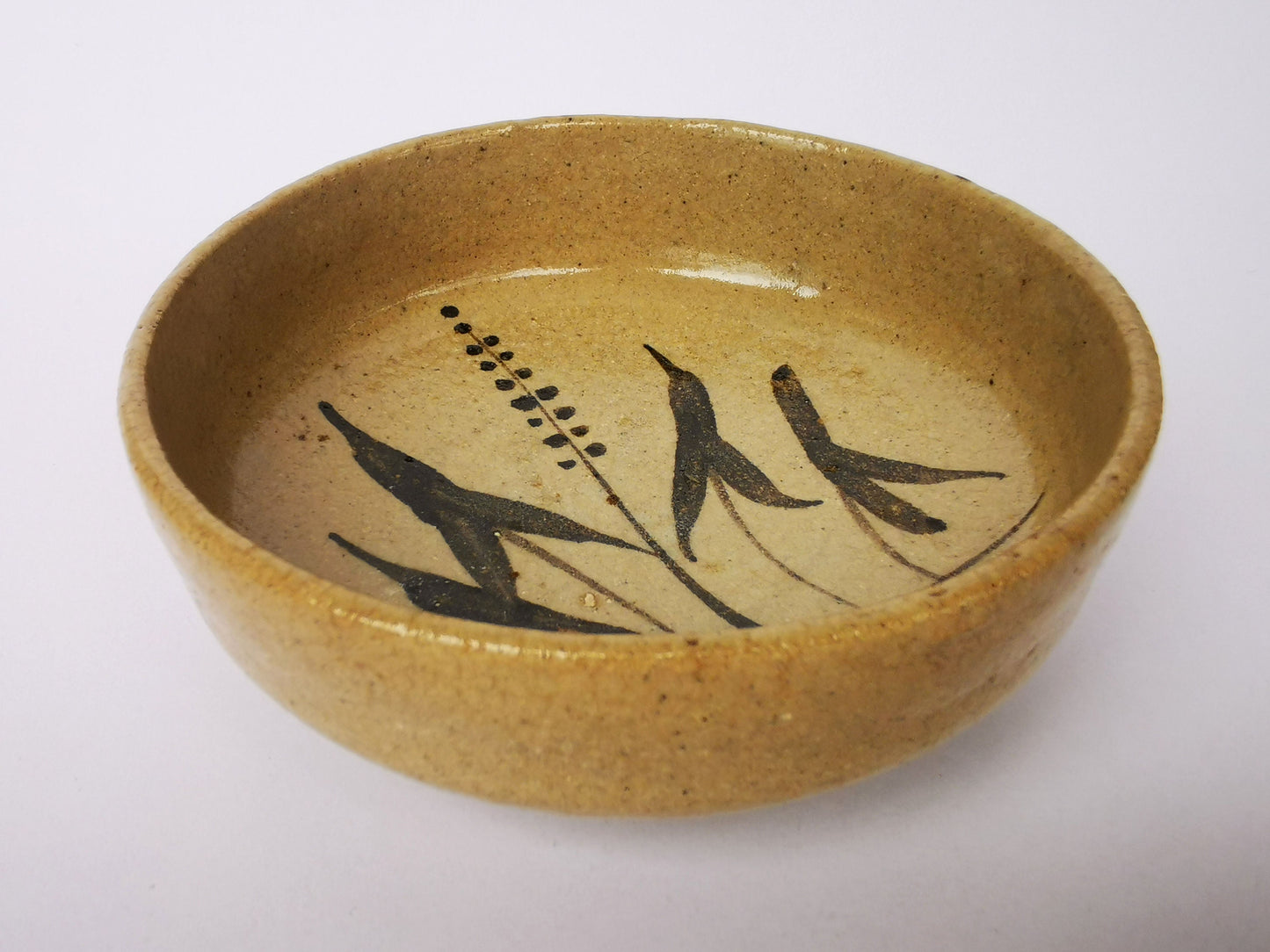 Karatsu Chawan japonais, poterie badarai de thé peinte à la main, Nakazato Taroemon Hoan (1923-2009).