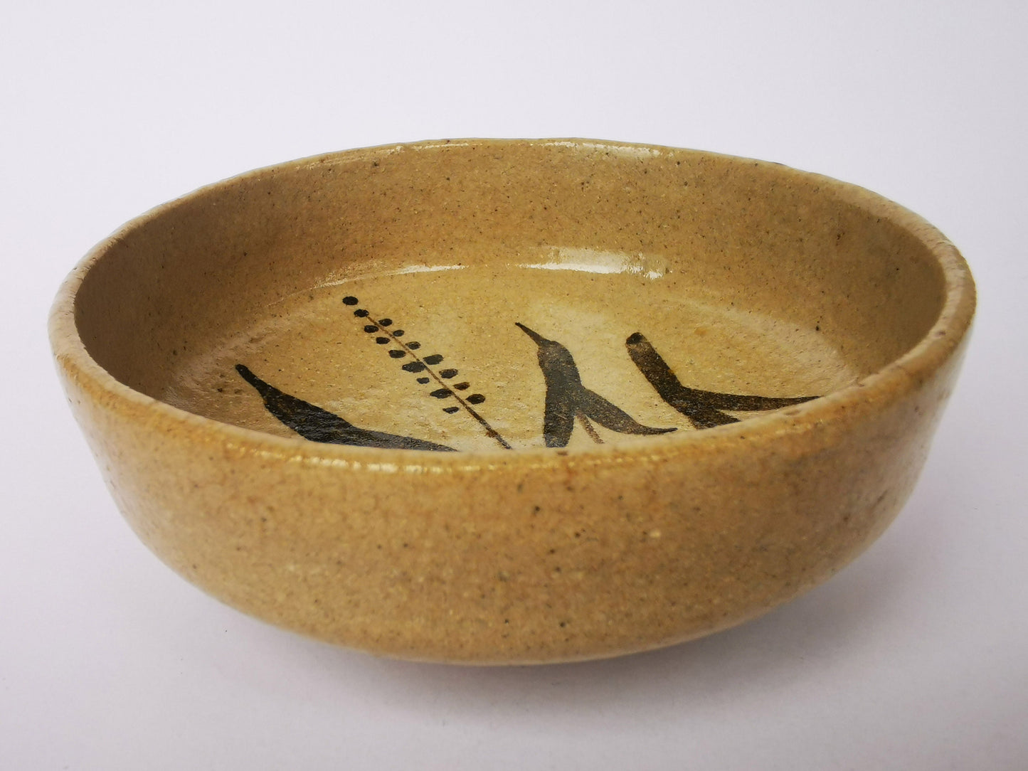 Karatsu Chawan japonais, poterie badarai de thé peinte à la main, Nakazato Taroemon Hoan (1923-2009).