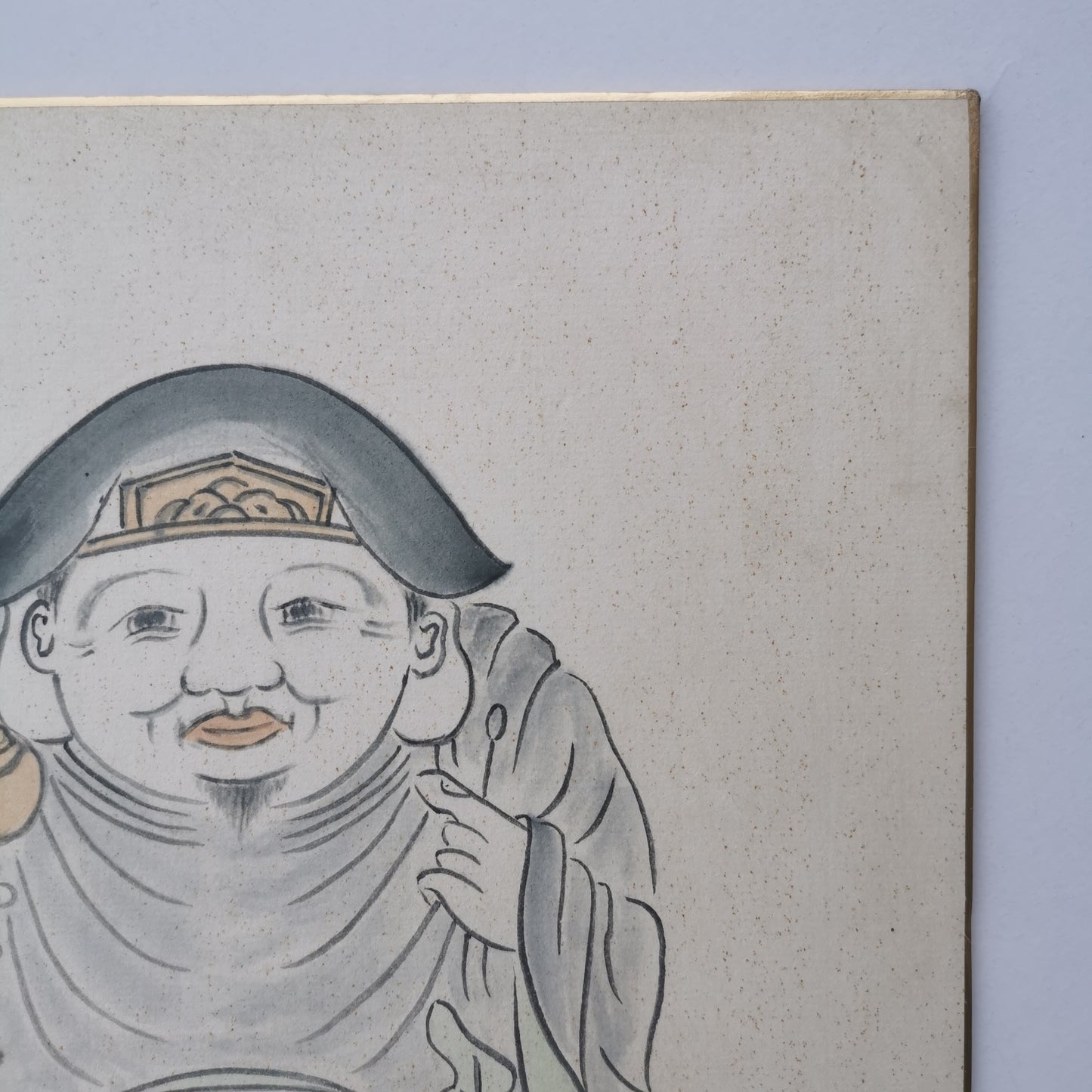 Shichifukujin, Sept divinités du bonheur: Daikokuten. Peinture sur Shikishi.